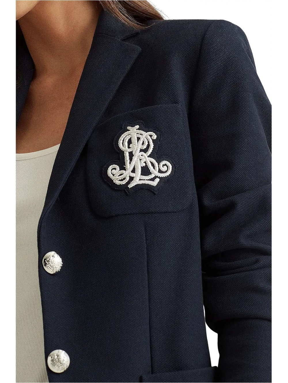 BULLION JACQUARD BLAZER - Blazer - silver logo - Picture 4 of 8